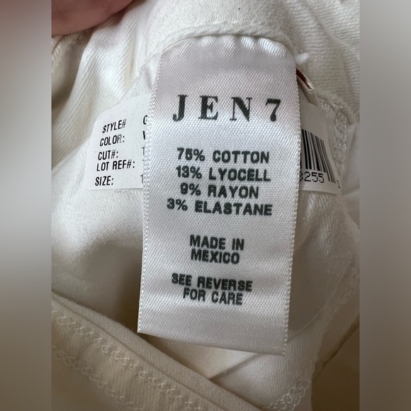 Jen7 by 7 for All Mankind Slim Bootcut Jeans White Size 18 NWT - Picture 11 of 11